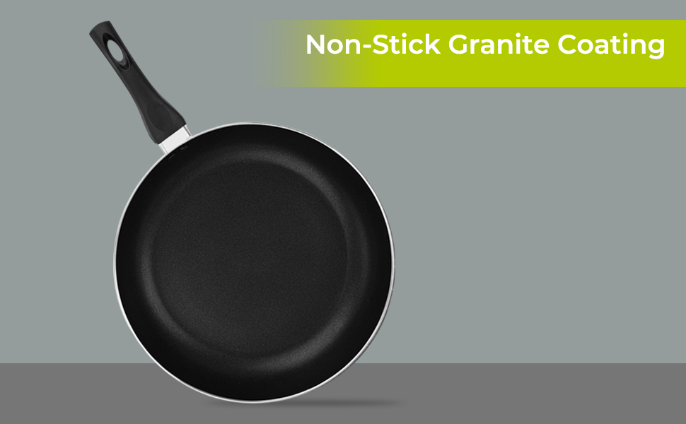 Royalford Fry Pan, 24 Cm Aluminium NonStick Frying Pan Induction Hob