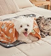1 Pack 3 Blankets Super Soft Fluffy Premium Fleece Pet Blanket Flannel Throw for Dog Puppy Cat Pa...