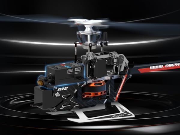 ホビーラジコン OMPHOBBY(M2) Hélicoptère OMPHobby M2 V2 RC BnF