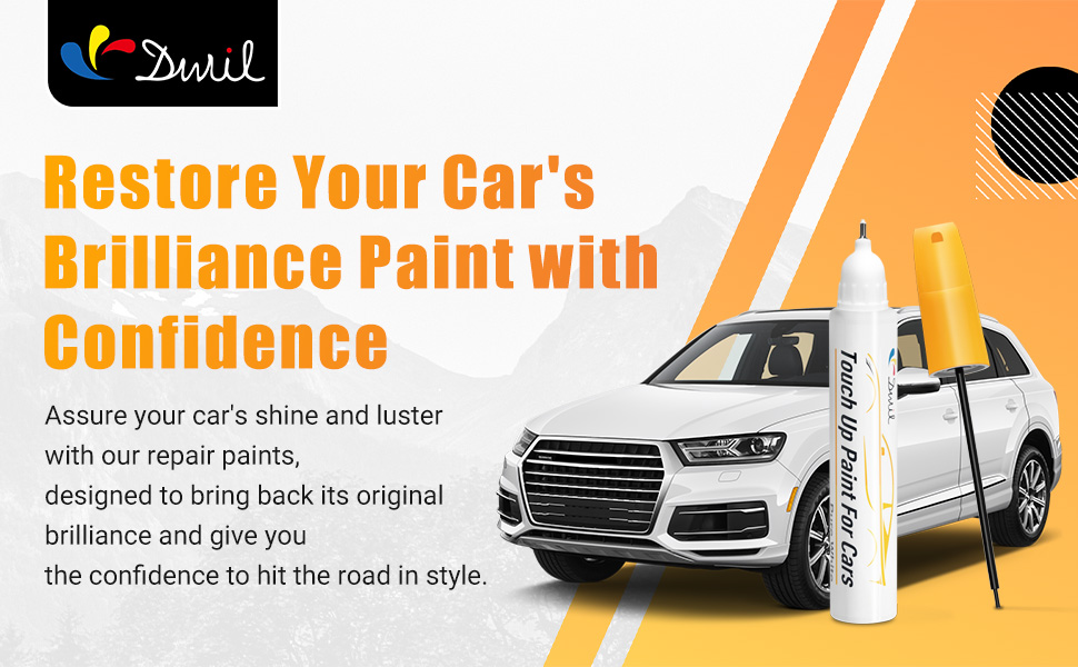 DWIL White Touch Up Paint for Cars Scratch Remover for Vehicles, Automotive Touch