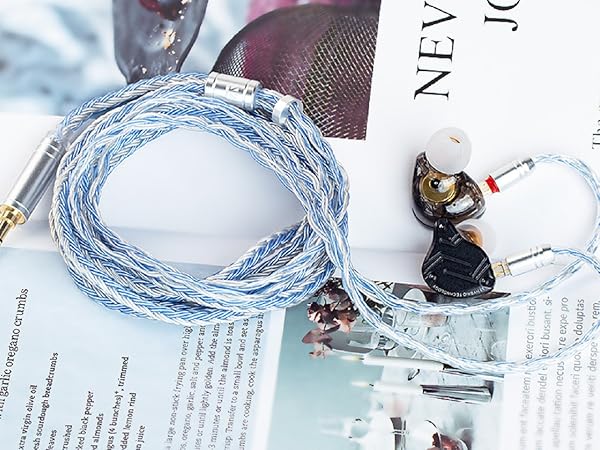ヘッドフォン/イヤフォン Litz Wire Earphone Cable Amazon.com: FAAEAL Earphone Cable Litz 5N-OCC Headphone