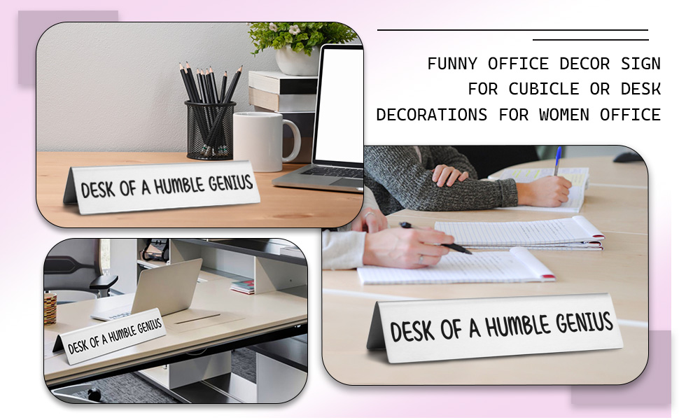 novelty nameplate desk sign 822