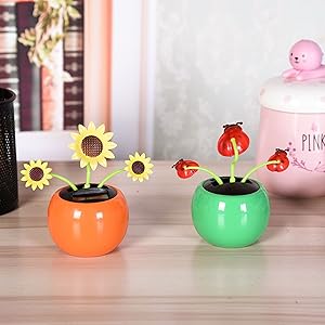 Amazon.co.jp: ソーラーおもちゃ ソーラーパワーダンスフラワー