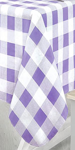 Buffalo Plaid Vinyl Flannel Back Tablecloths