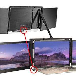 JoyReal Triple Monitor Extender Connection