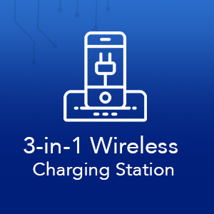 3 in 1 Wireless Charging Station