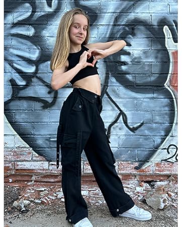 girls baggy cargo pants