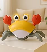Toy Imagine Crawling Crab Baby Toy – Smart Sensor Musical Tummy Time with Led Lights | USB Rechar...