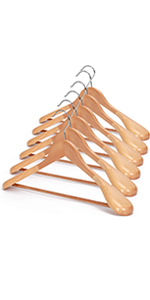 wood coat hanger