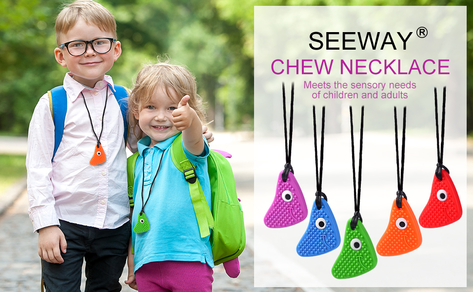 chew necklace for sensory kids