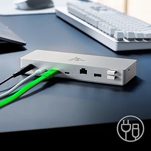 Razer Thunderbolt 4 Dock (Mercury) - koncentrator premium z