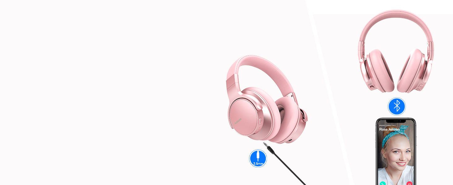 wired and wireless headphones
