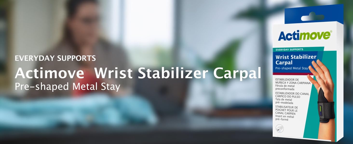 actimove, everyday, support, wrist support, wrist stabilizer, carpal