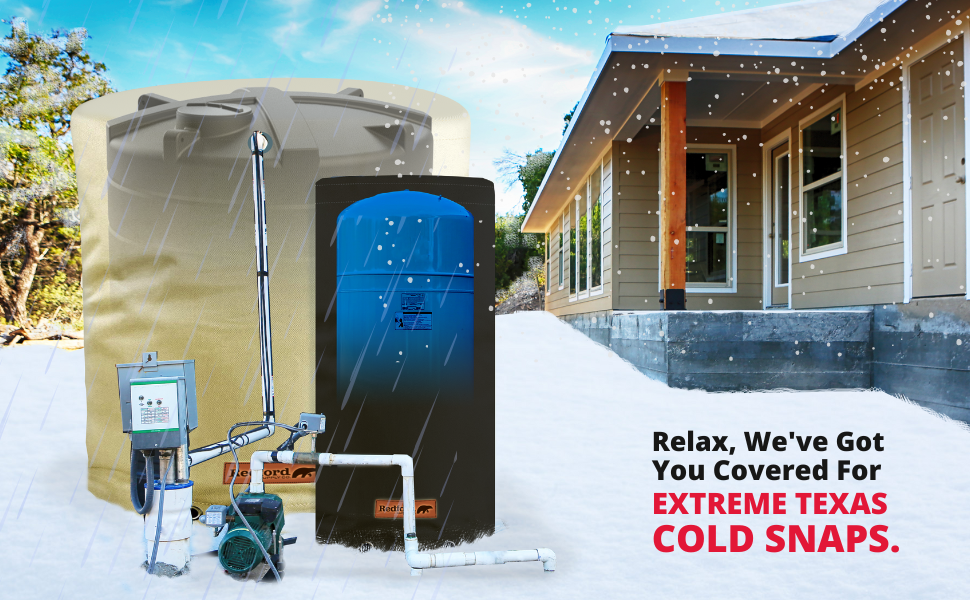 Redford Supply Co. Round Winter Pipe Insulation Well Head Cover, Well