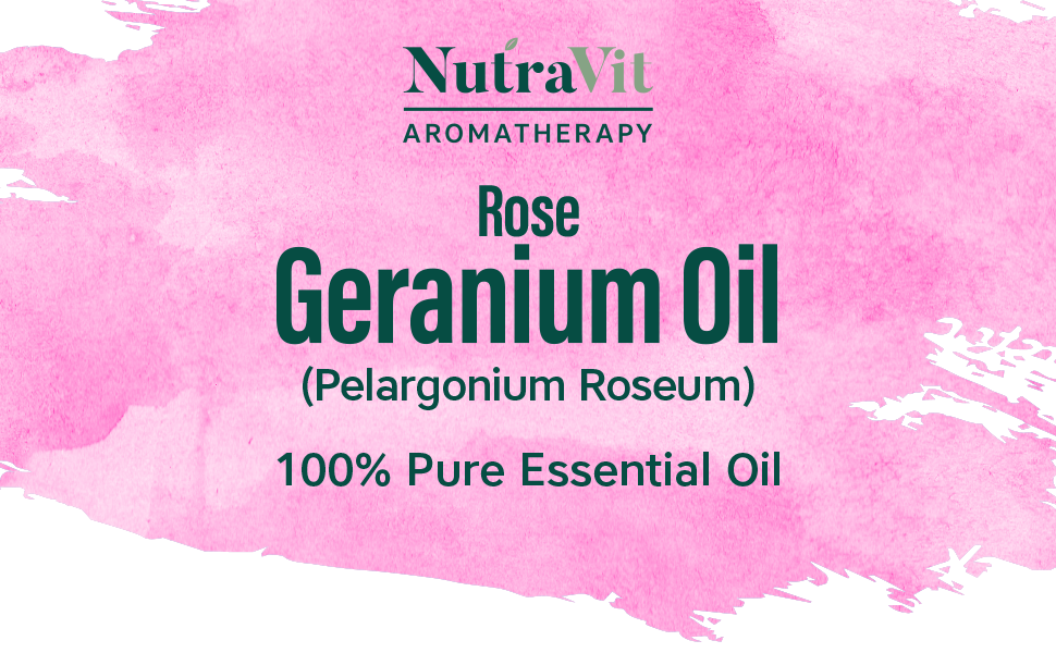 Rose Geranium Essential Oil - Pure Essential Oil