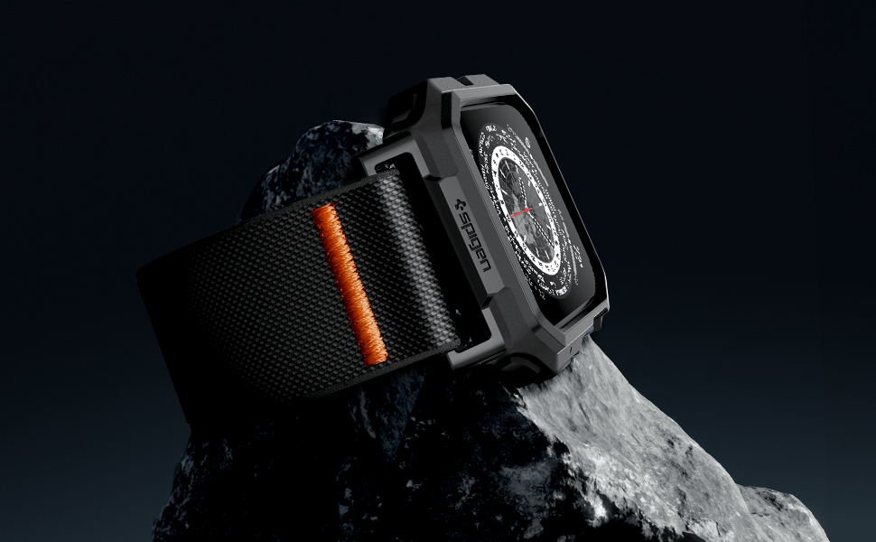 Spigen Lite Fit Pro Case with Band for Apple Watch 45mm