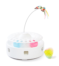 White Smart 3 in 1 Cat Toy