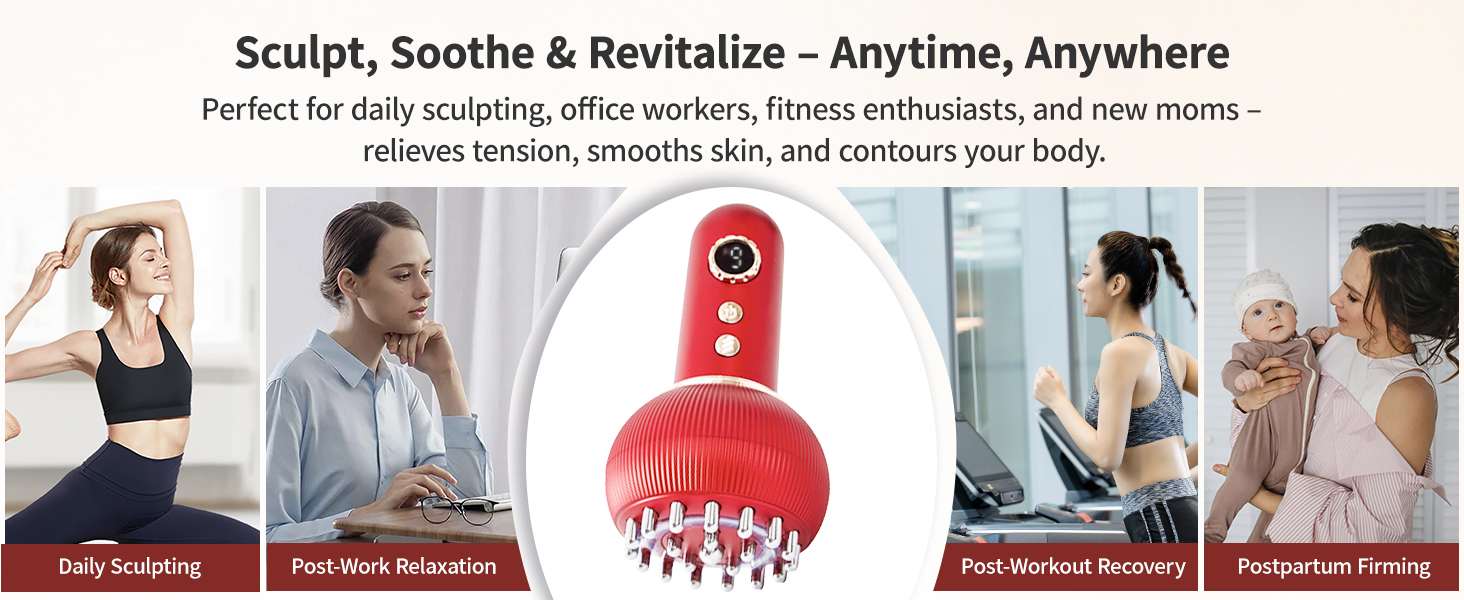 lymphatic drainage massager; stretch marks removal; body sculpting machine; cellulite massager