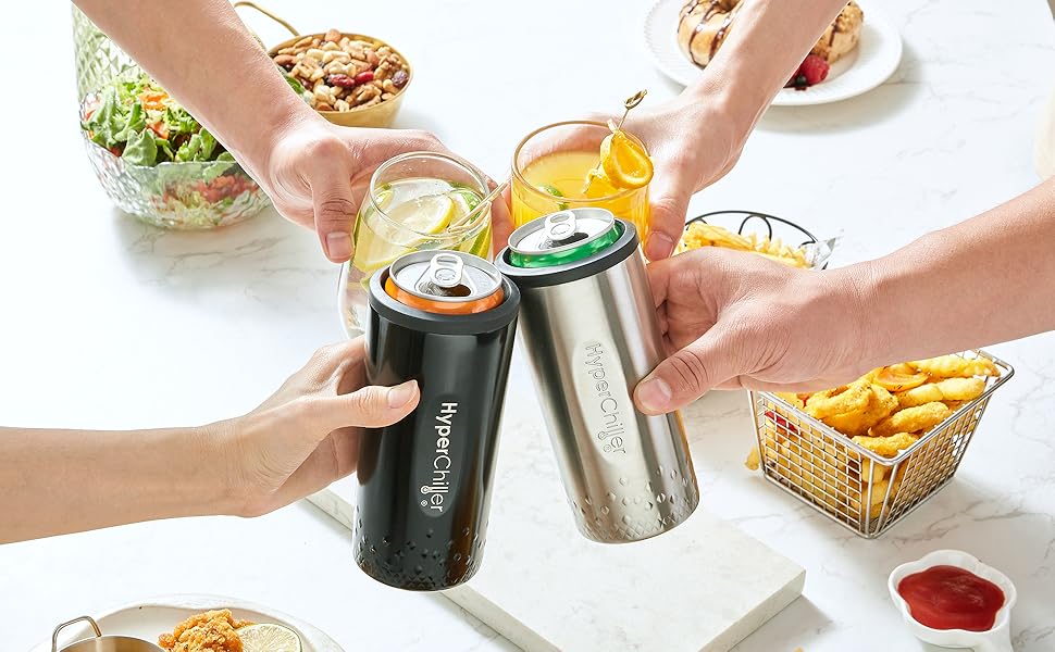 HyperChiller NEW SLIM HBC100SB, Dual Wall Vacuum Insulated