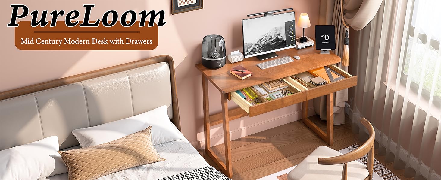 Solid Wood Writing Desk