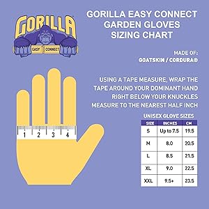 gorilla easy connect pruning gloves