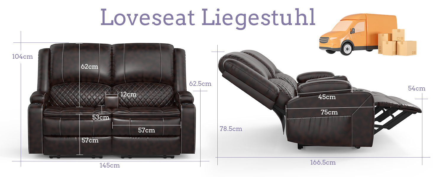 SQUEBILIFE 2-Sitzer-Sofa