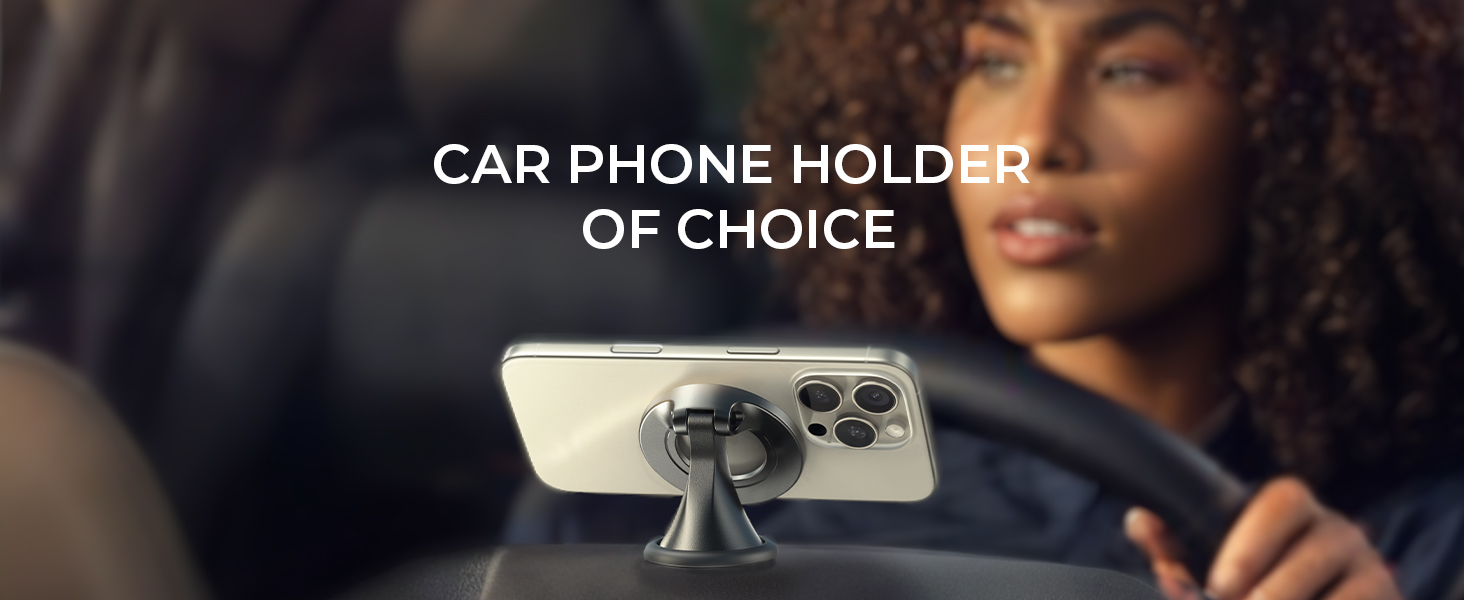 360 rotatable car magnetic phone holder