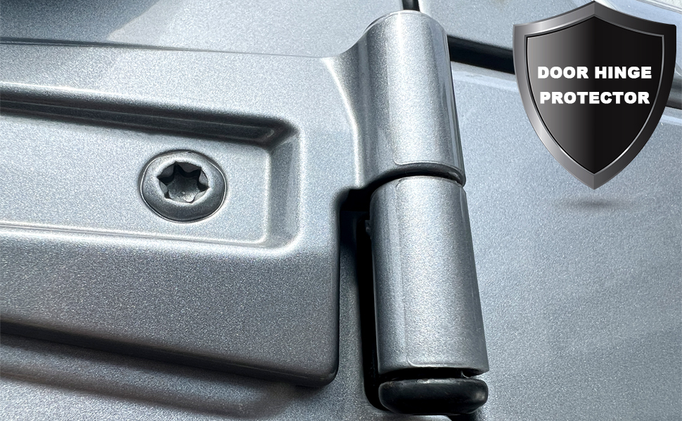 Jeep Door Hinge Covers Rock Stopperz Door Hinge Protection Kit - Compatible With Jeep Wrangler Jl Jlu Gladiator 2019 Current 4 Door Coverage Jeep Wrangler Jl Accessories