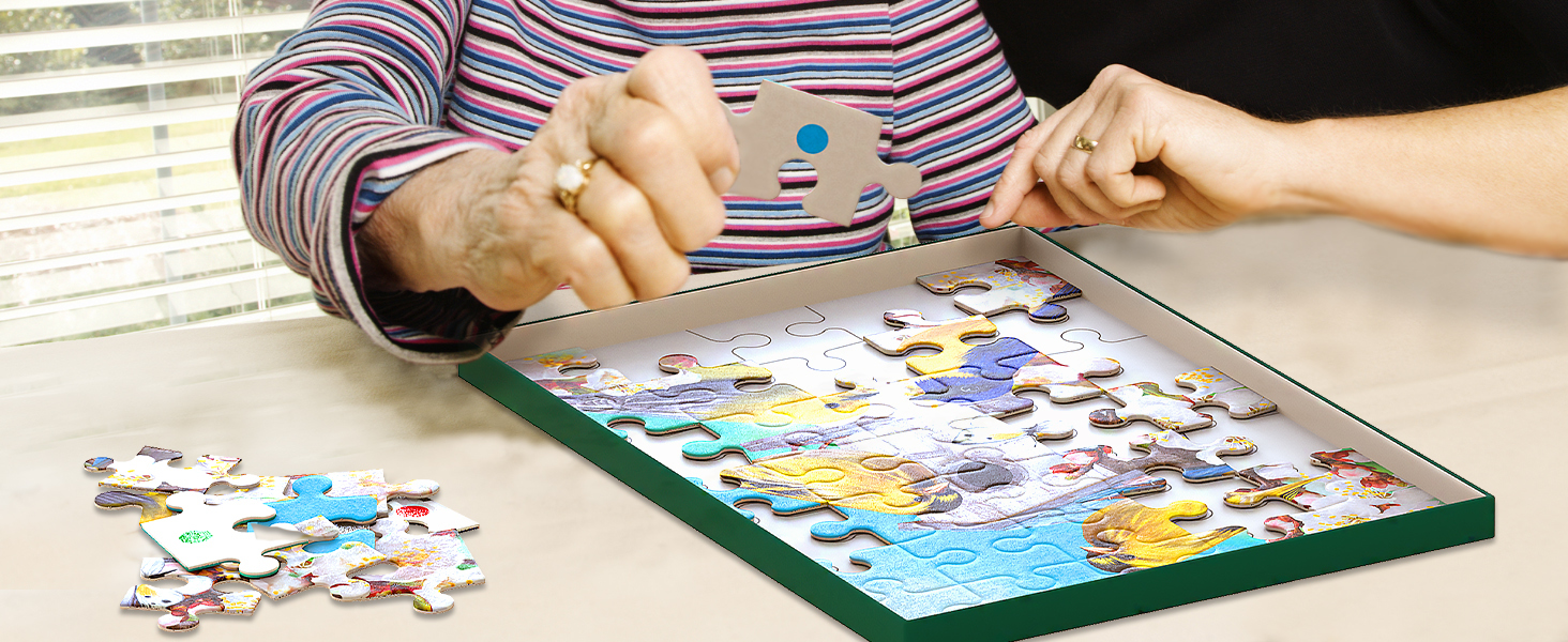Keeping Busy Dementia Puzzles for Seniors Birdhouse 35 Piece Alzheimer Puzzle for Seniors with