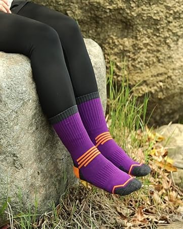 Womens Athletic Thick Cushioned Running Hiking Socks