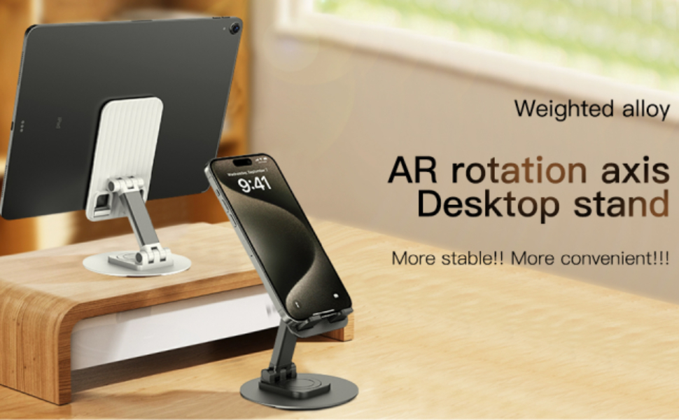 AR rotation desktop stand