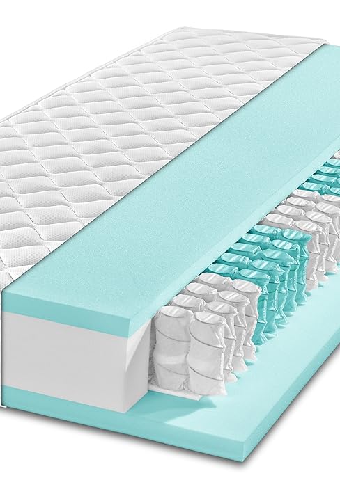 DREAMSTAR Ergo Flex XXL Duo I ergonomische 7-Zonen Kaltschaummatratze I ...