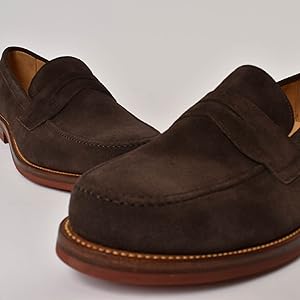 ヒロシツボウチ★本革製ローファー　サイズ７★ヒールの減りは１ミリ以内★超美品 HIROSHI TSUBOUCHI - 【美品】 HIROSHI TSUBOUCHI