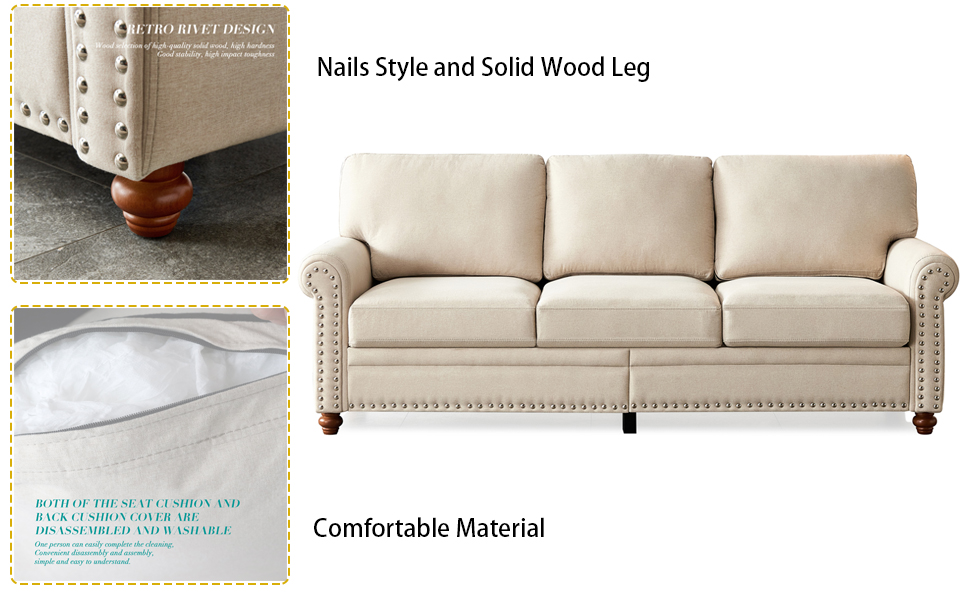 【うおやま】FK SOFA TRIM 3-SEATER Aukfa 78