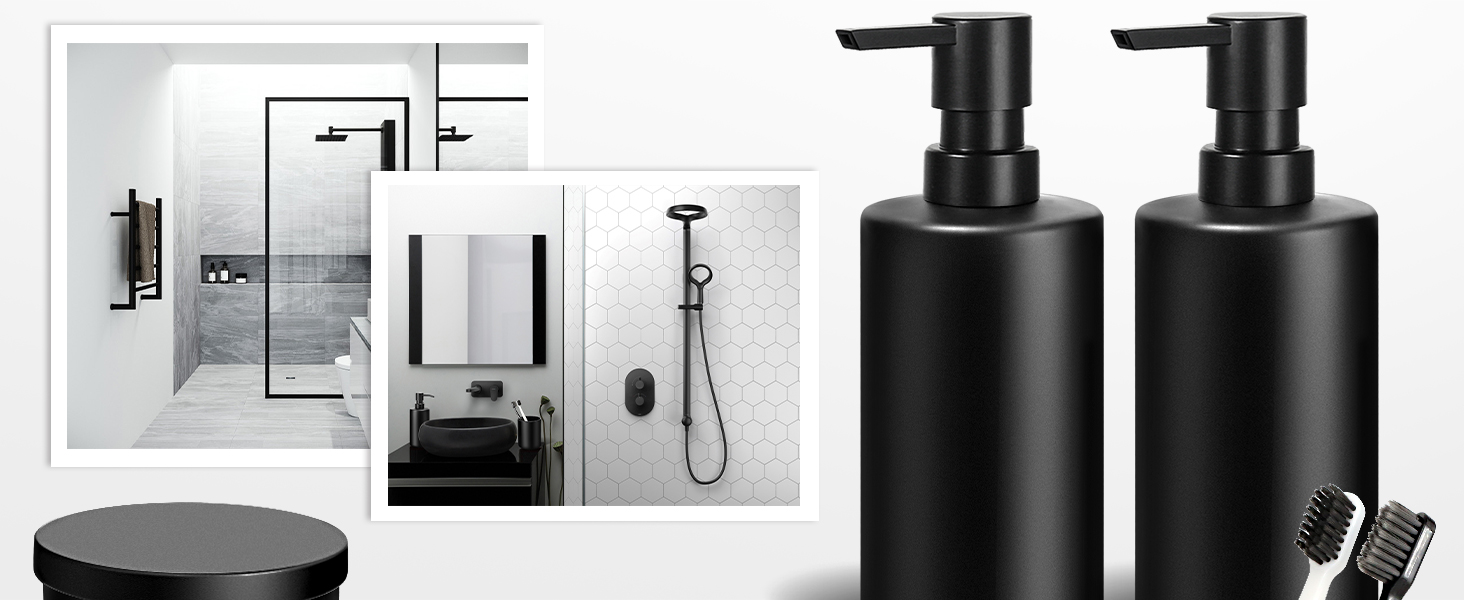 bathroom accessory set