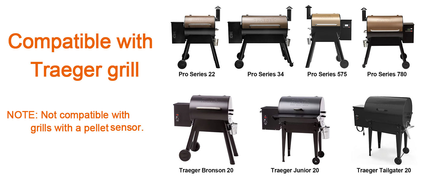 Pellet Grill Hopper Extension for Traeger Pro Series 22, 34, 575, 780 Grill Upgrade