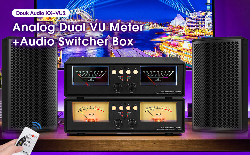 Amazon.co.jp: VU2 デジタルアナログデュアルVUメーター