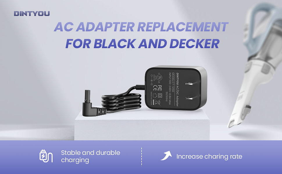 23V Hand Vacuum Charger for Black and Decker Dustbuster