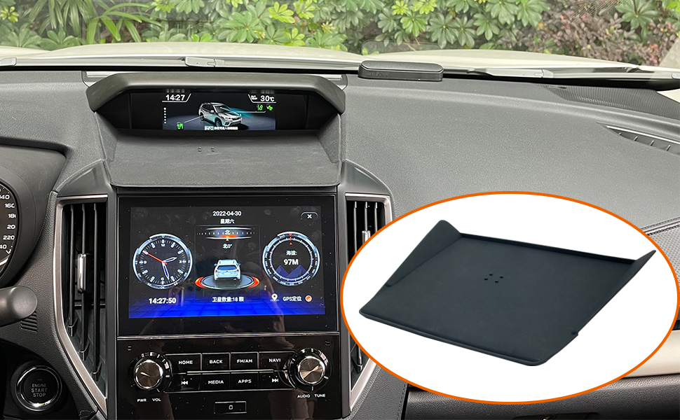 Dashboard Mat for Subaru Forester 20192022,Subaru Crosstrek 20182022, Subaru