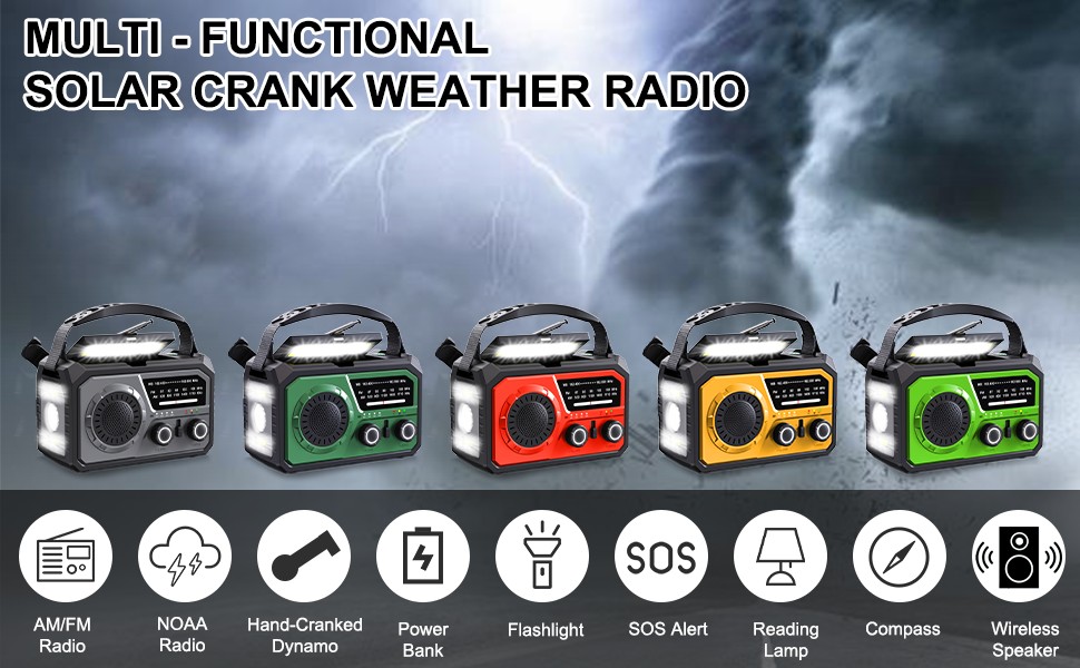 Hand Crank Emergency Weather Radio
