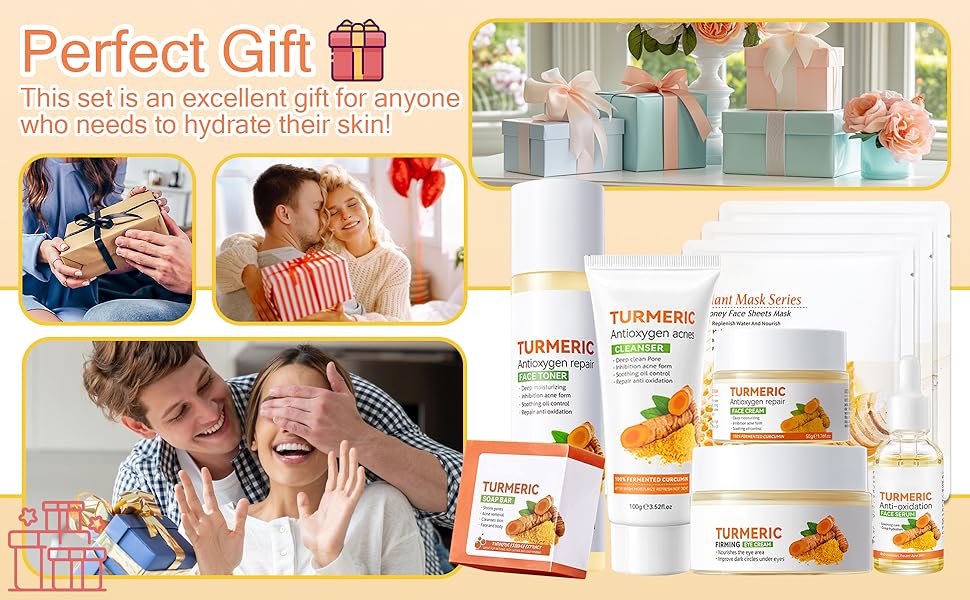 Turmeric Face Skincare Set