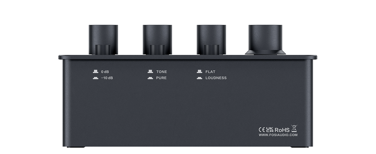 Fosi Audio SK01 Headphone Amplifier Equalizer Preamp with Bass Midrange ...