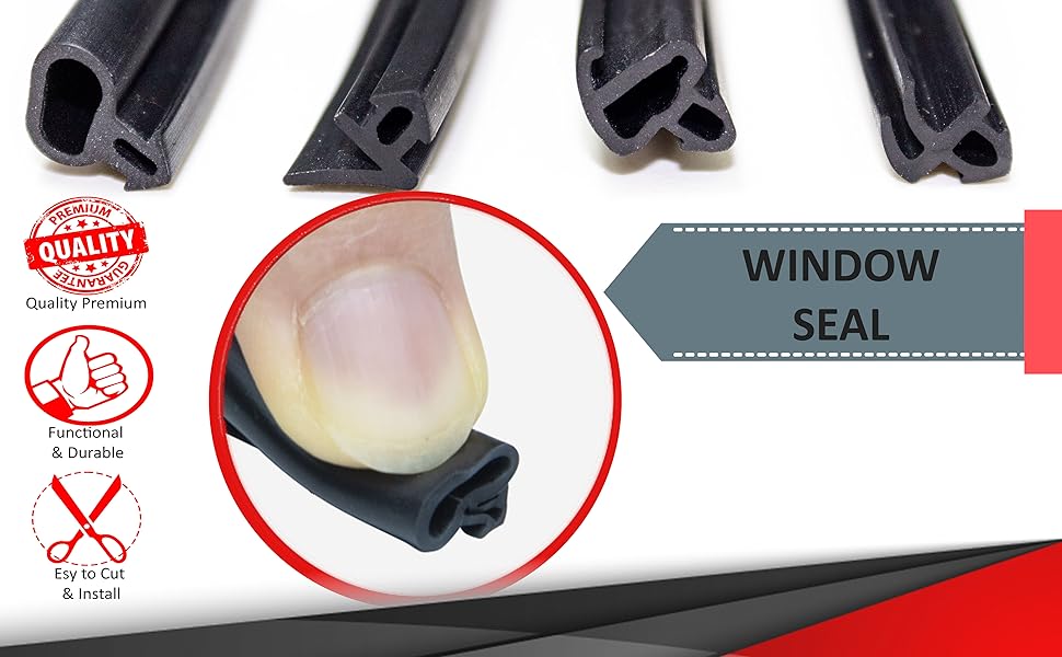 Double Glazed Window Rubber Seal Strip, upvc Door Seal, Aluminium