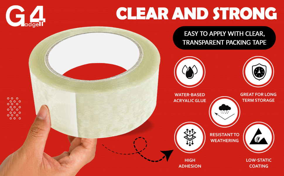 clear parcel tape for packing boxes clear packaging tape sticky tape packing tape box adhesive tape