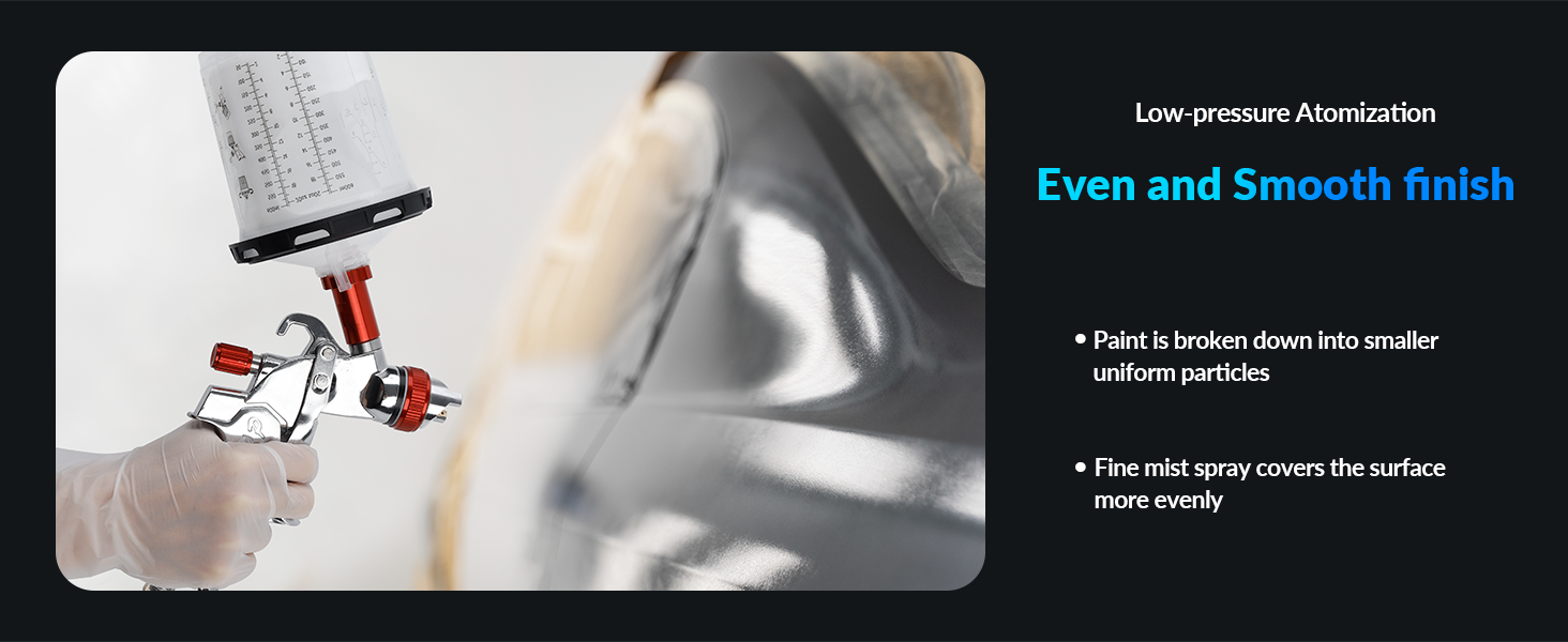 professional paint guns automotive for fine finish