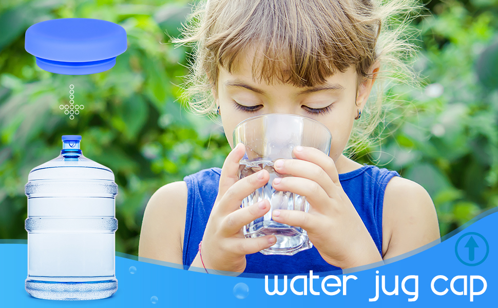 SKNBC 5 Gallon Water Jug Reusable Replacement Cap, Silicone