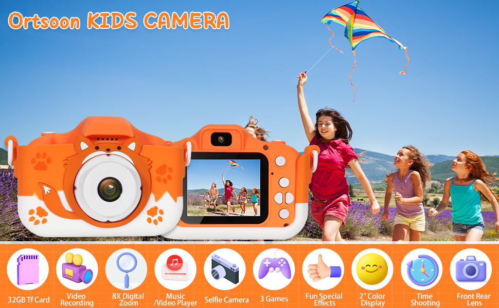 Kids Camera Toys for 312 Year Old Boys/Girls, Toddler Toys Camera for Kids with 1080P HD Video