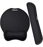 Gimars Upgrade Enlarge Superfine Fibre Soft Smooth Gel Ergonomic Mouse Pad Wrist Support and Keyb...