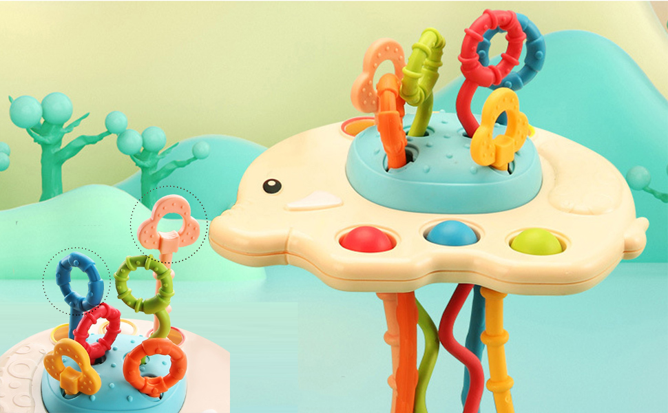 Sensory Montessori Toys for 1+ Year Old, Airplane Travel