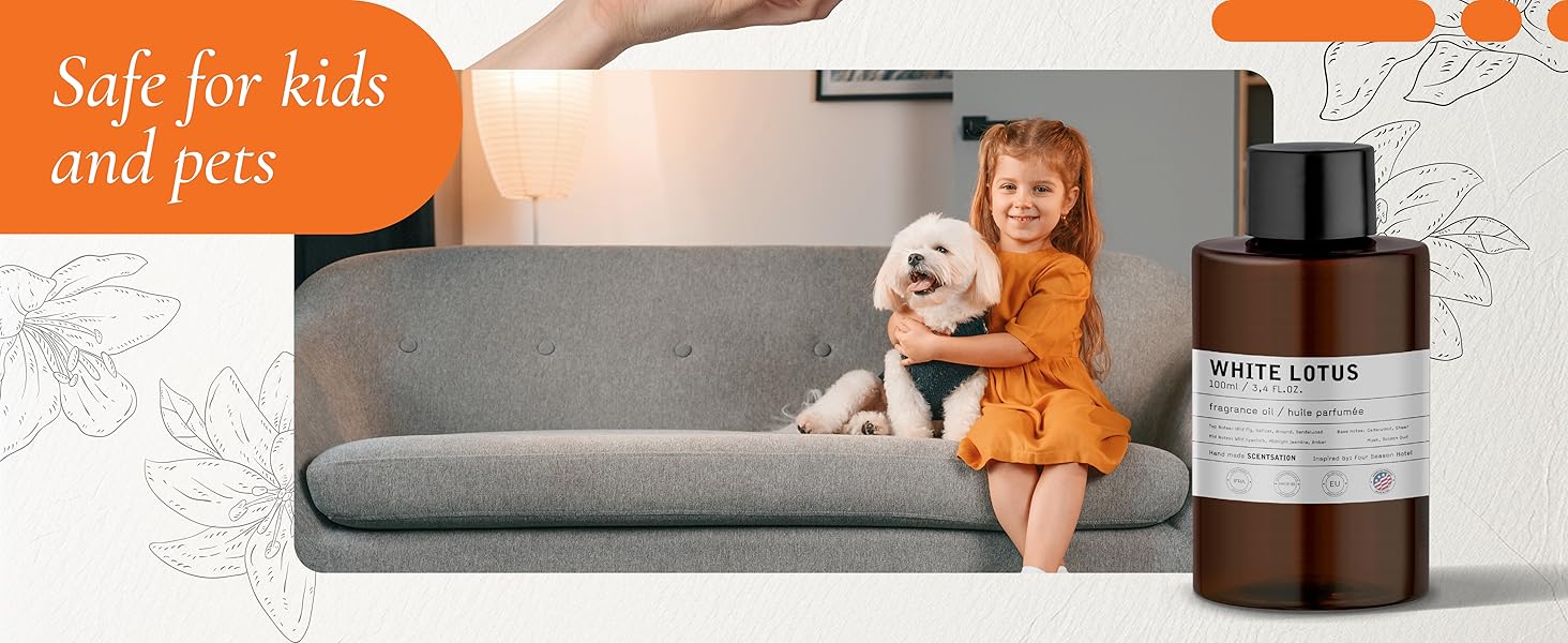 SCENTSATION OIL FRAGRANCE SCENT ESSENTIAL SANTAL WOOD OUD EUCALYPTUS LAVENDER Aromatherapy DIFFUSER